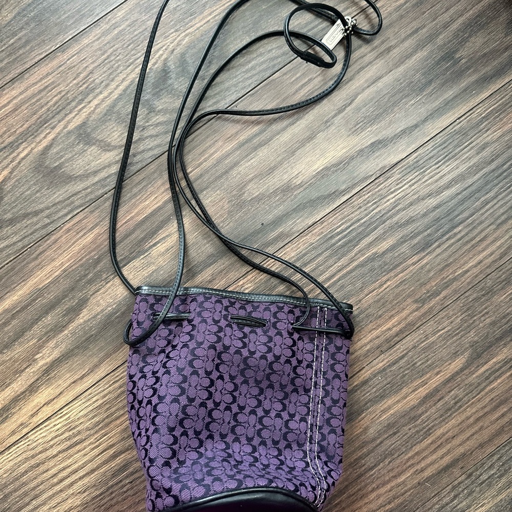 Coach mini bucket bag